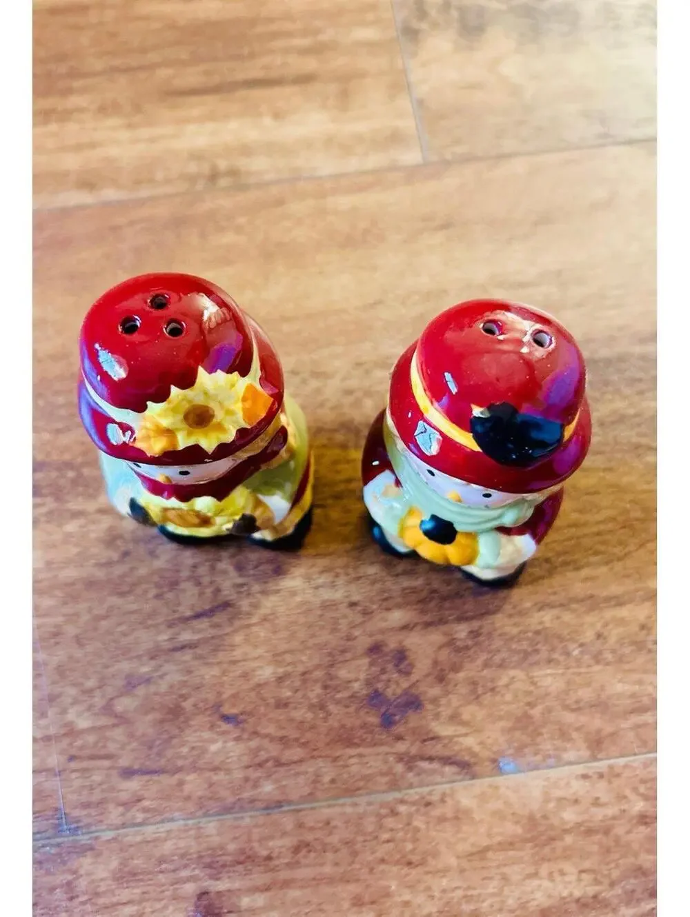 Scarecrow Fall Dolomite Salt & Pepper Shakers Publix LIMITED ED Collection